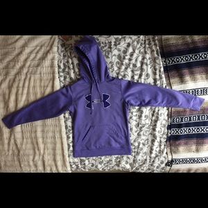 PURPLE UNDER ARMOUR SWEATSHIRT